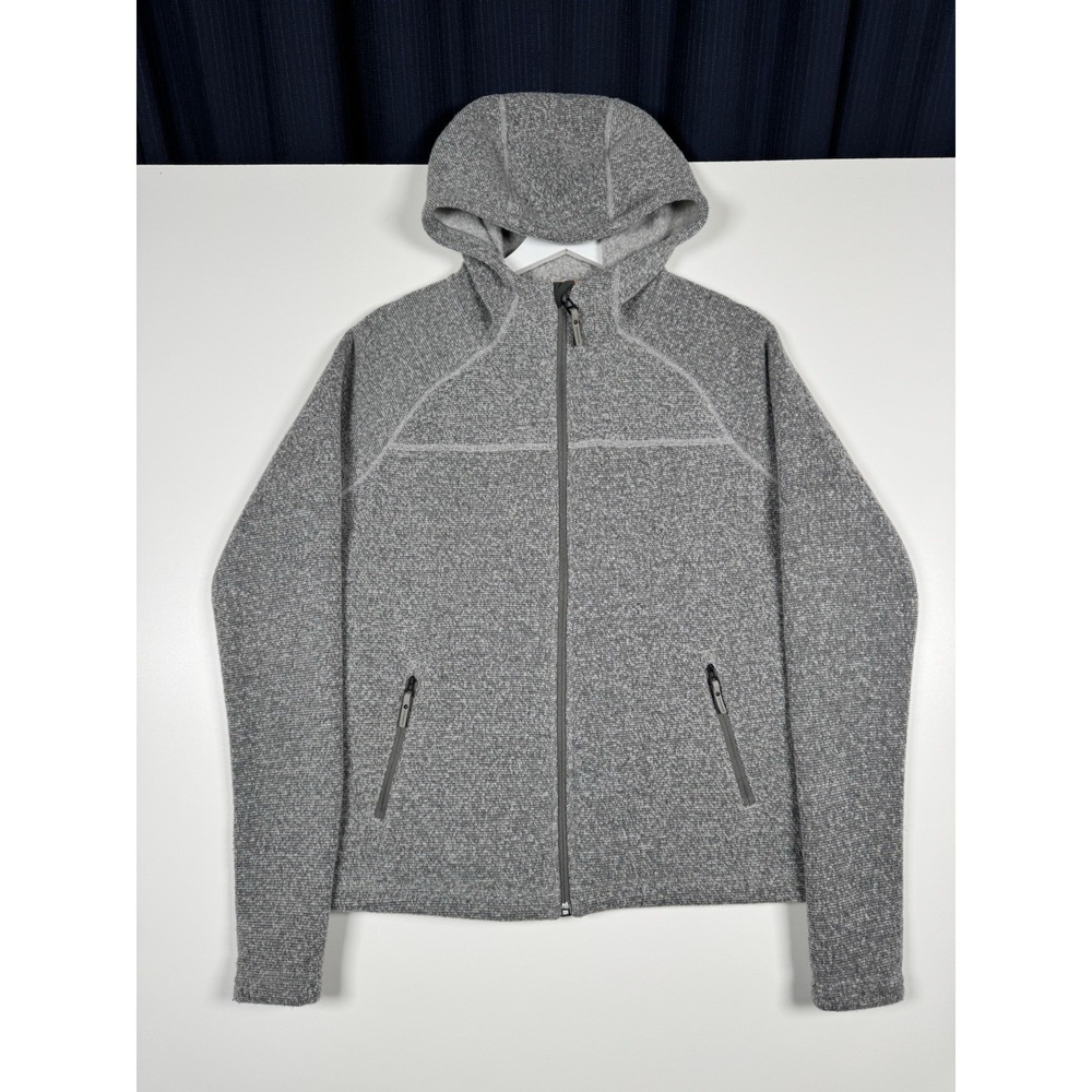 Smartwool Hudson Trail Fleece Zull Zip Hoodie Gray - Women's Medium